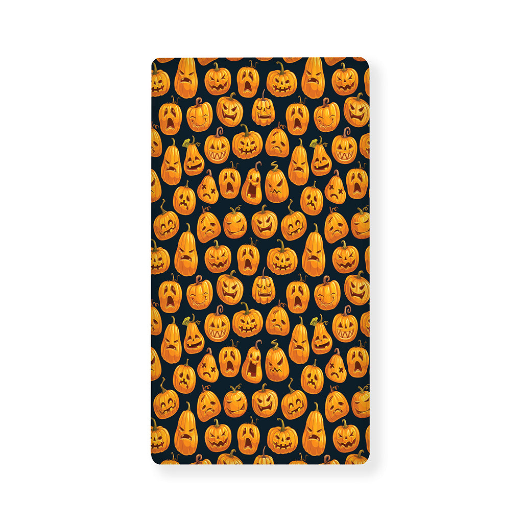 Halloween Pumpkin Jack-O'-Lantern Print Baby Crib Sheet