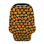 Halloween Pumpkin Jack-O'-Lantern Print Baby Seat Cover