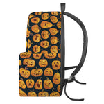 Halloween Pumpkin Jack-O'-Lantern Print Backpack
