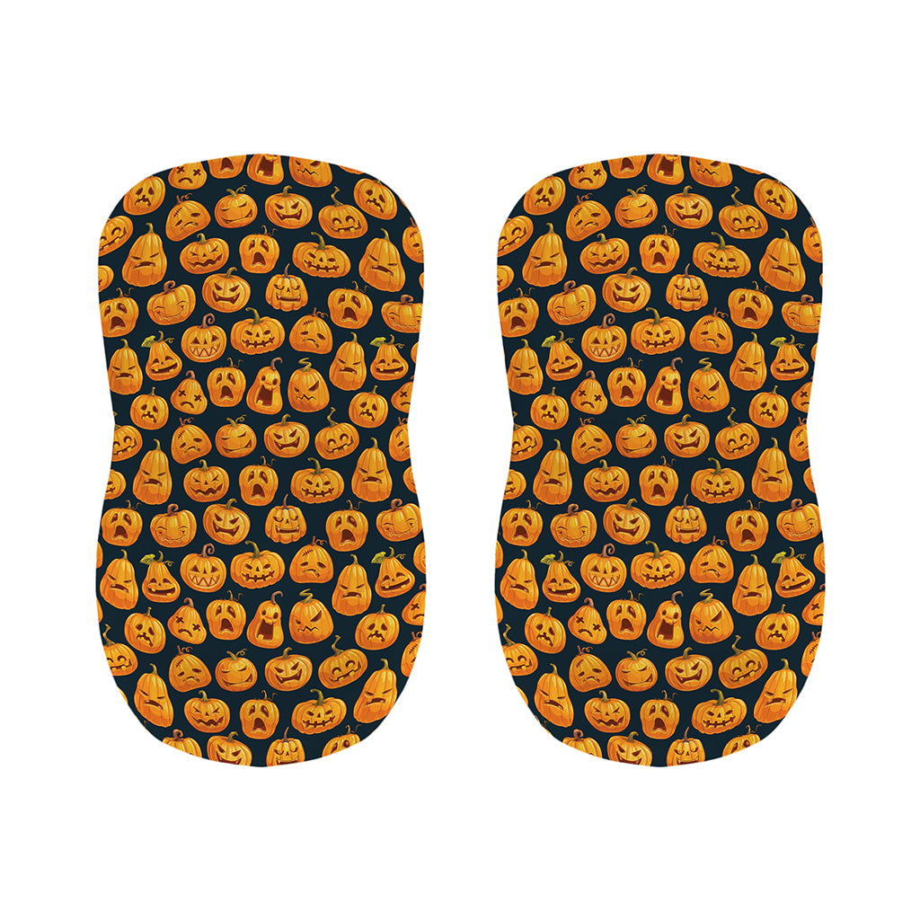 Halloween Pumpkin Jack-O'-Lantern Print Bar Stool Covers