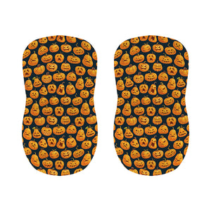 Halloween Pumpkin Jack-O'-Lantern Print Bar Stool Covers