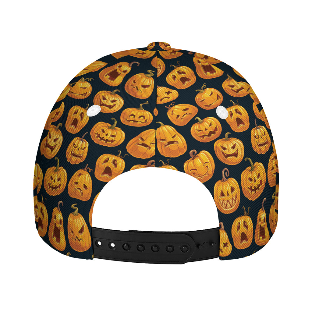 Halloween Pumpkin Jack-O'-Lantern Print Baseball Cap