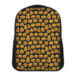 Halloween Pumpkin Jack-O'-Lantern Print Casual Backpack