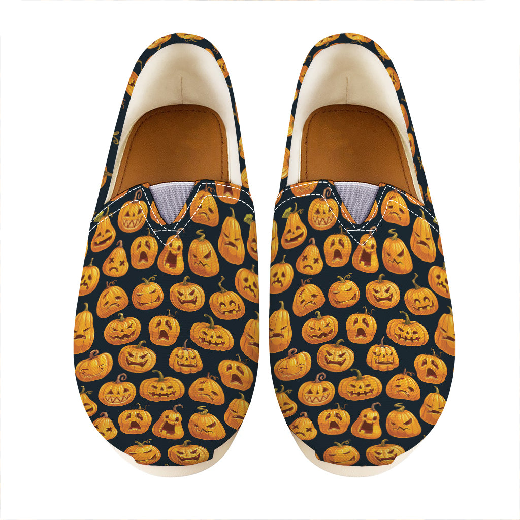 Halloween Pumpkin Jack-O'-Lantern Print Casual Shoes