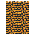 Halloween Pumpkin Jack-O'-Lantern Print Curtain