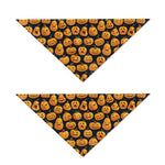 Halloween Pumpkin Jack-O'-Lantern Print Dog Bandana