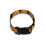 Halloween Pumpkin Jack-O'-Lantern Print Dog Collar