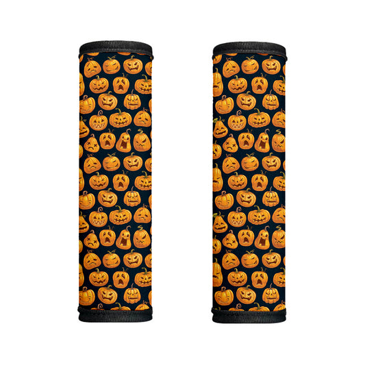 Halloween Pumpkin Jack-O'-Lantern Print Handle Covers