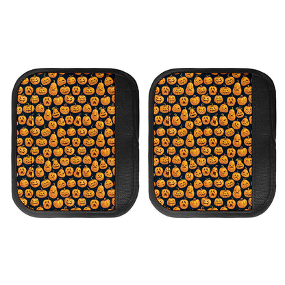 Halloween Pumpkin Jack-O'-Lantern Print Handle Covers