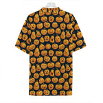 Halloween Pumpkin Jack-O'-Lantern Print Hawaiian Shirt