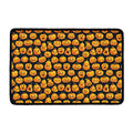 Halloween Pumpkin Jack-O'-Lantern Print Kitchen Mat