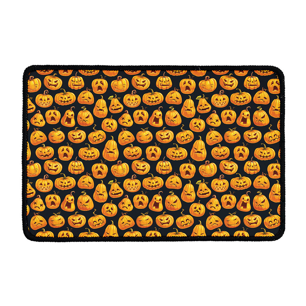Halloween Pumpkin Jack-O'-Lantern Print Kitchen Mat