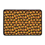 Halloween Pumpkin Jack-O'-Lantern Print Kitchen Mat