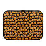 Halloween Pumpkin Jack-O'-Lantern Print Laptop Sleeve