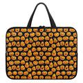 Halloween Pumpkin Jack-O'-Lantern Print Laptop Sleeve With Handle