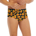 Halloween Pumpkin Jack-O'-Lantern Print Men's Briefs