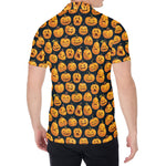 Halloween Pumpkin Jack-O'-Lantern Print Men's Shirt