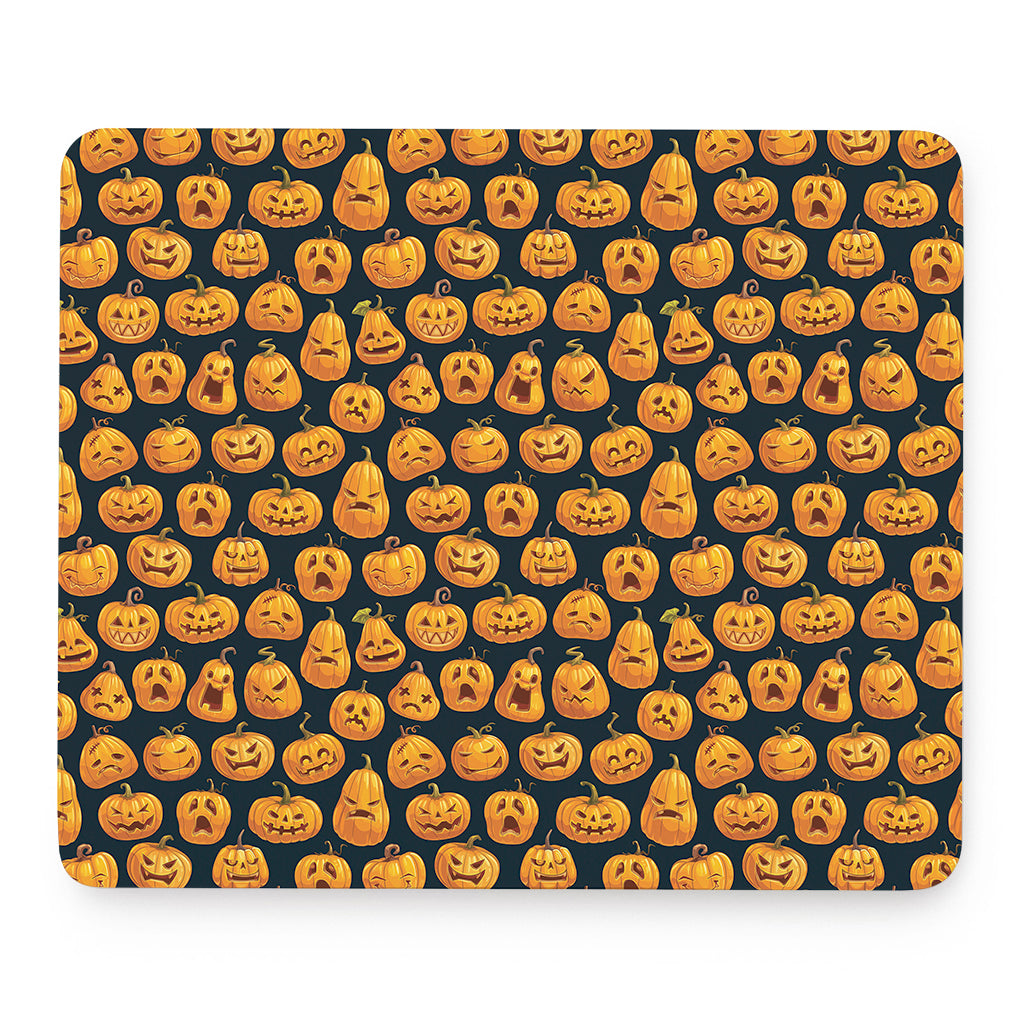 Halloween Pumpkin Jack-O'-Lantern Print Mouse Pad