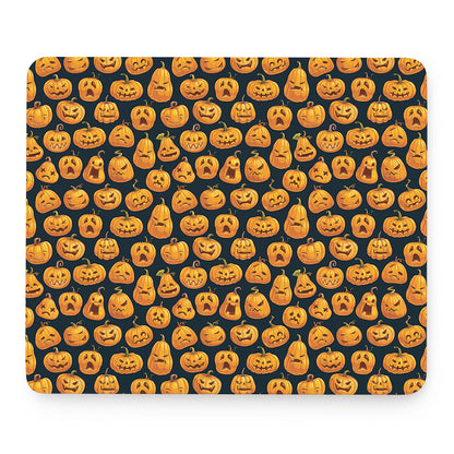 Halloween Pumpkin Jack-O'-Lantern Print Mouse Pad