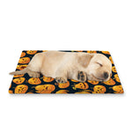 Halloween Pumpkin Jack-O'-Lantern Print Pet Cooling Mat Cover