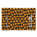 Halloween Pumpkin Jack-O'-Lantern Print Placemat