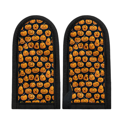 Halloween Pumpkin Jack-O'-Lantern Print Skillet Handle Cover