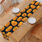 Halloween Pumpkin Jack-O'-Lantern Print Table Runner
