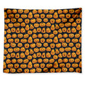 Halloween Pumpkin Jack-O'-Lantern Print Tapestry
