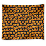 Halloween Pumpkin Jack-O'-Lantern Print Tapestry