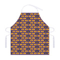 Halloween Pumpkin Pattern Print Adjustable Apron