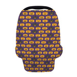Halloween Pumpkin Pattern Print Baby Seat Cover