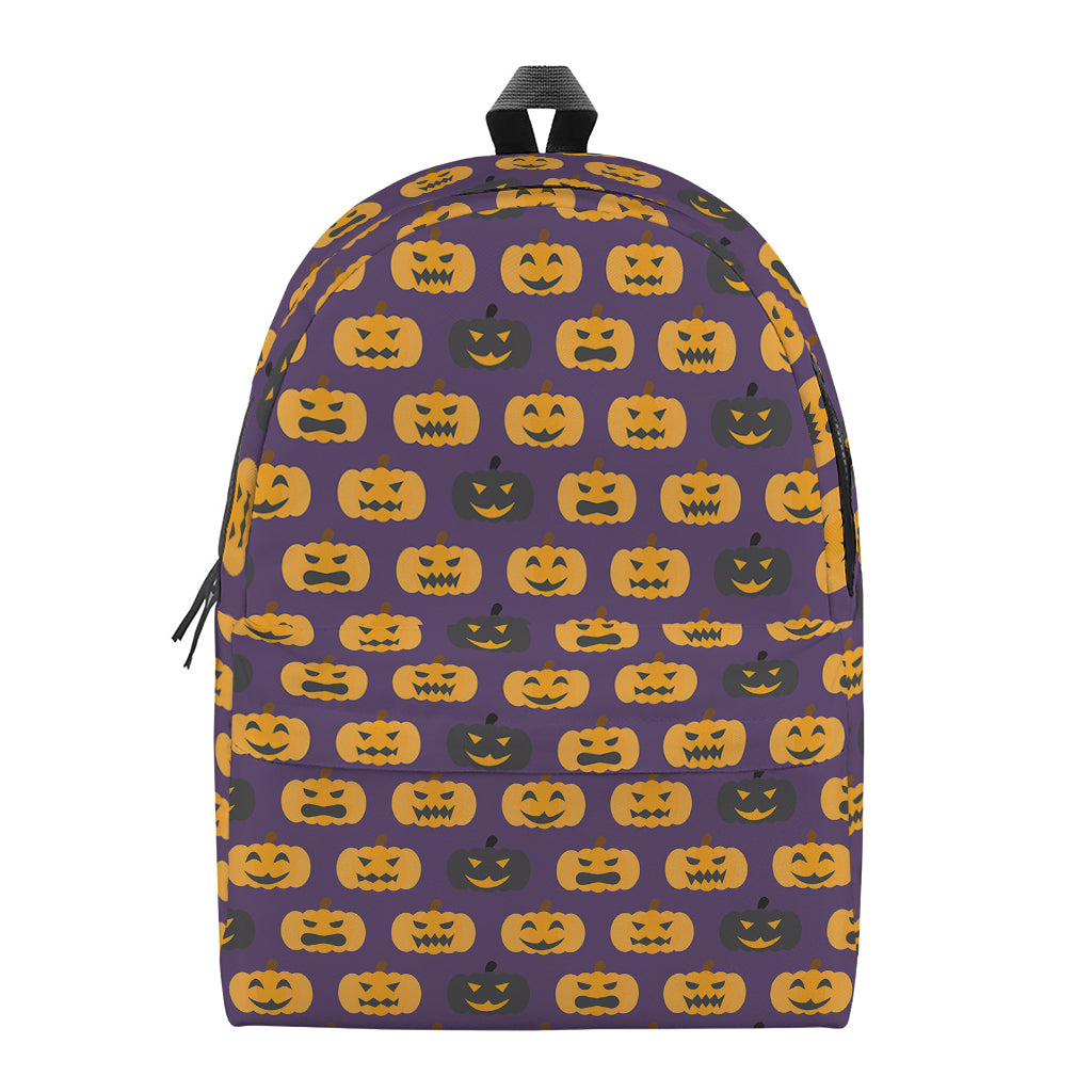 Halloween Pumpkin Pattern Print Backpack