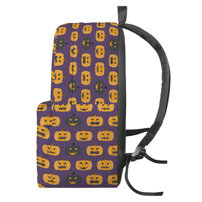 Halloween Pumpkin Pattern Print Backpack