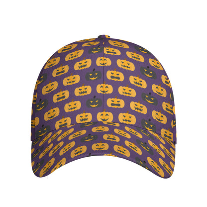 Halloween Pumpkin Pattern Print Baseball Cap