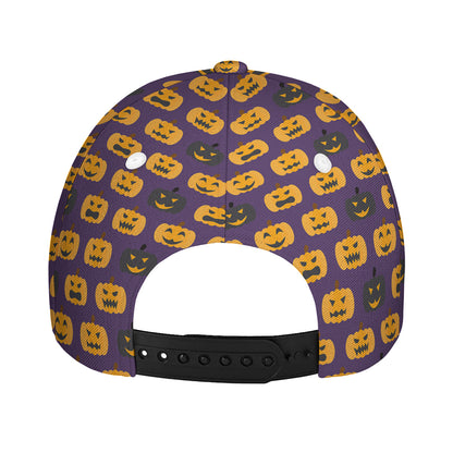 Halloween Pumpkin Pattern Print Baseball Cap