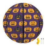 Halloween Pumpkin Pattern Print Basketball