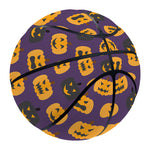 Halloween Pumpkin Pattern Print Basketball