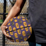 Halloween Pumpkin Pattern Print Basketball