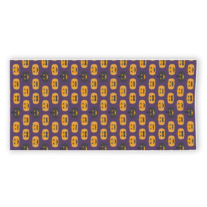 Halloween Pumpkin Pattern Print Beach Towel