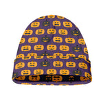 Halloween Pumpkin Pattern Print Beanie