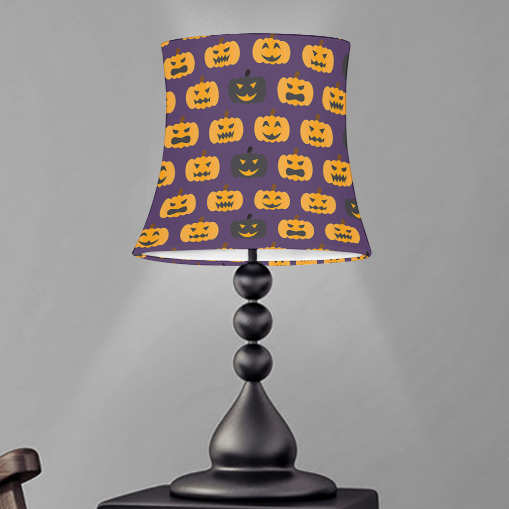 Halloween Pumpkin Pattern Print Bell Lamp Shade