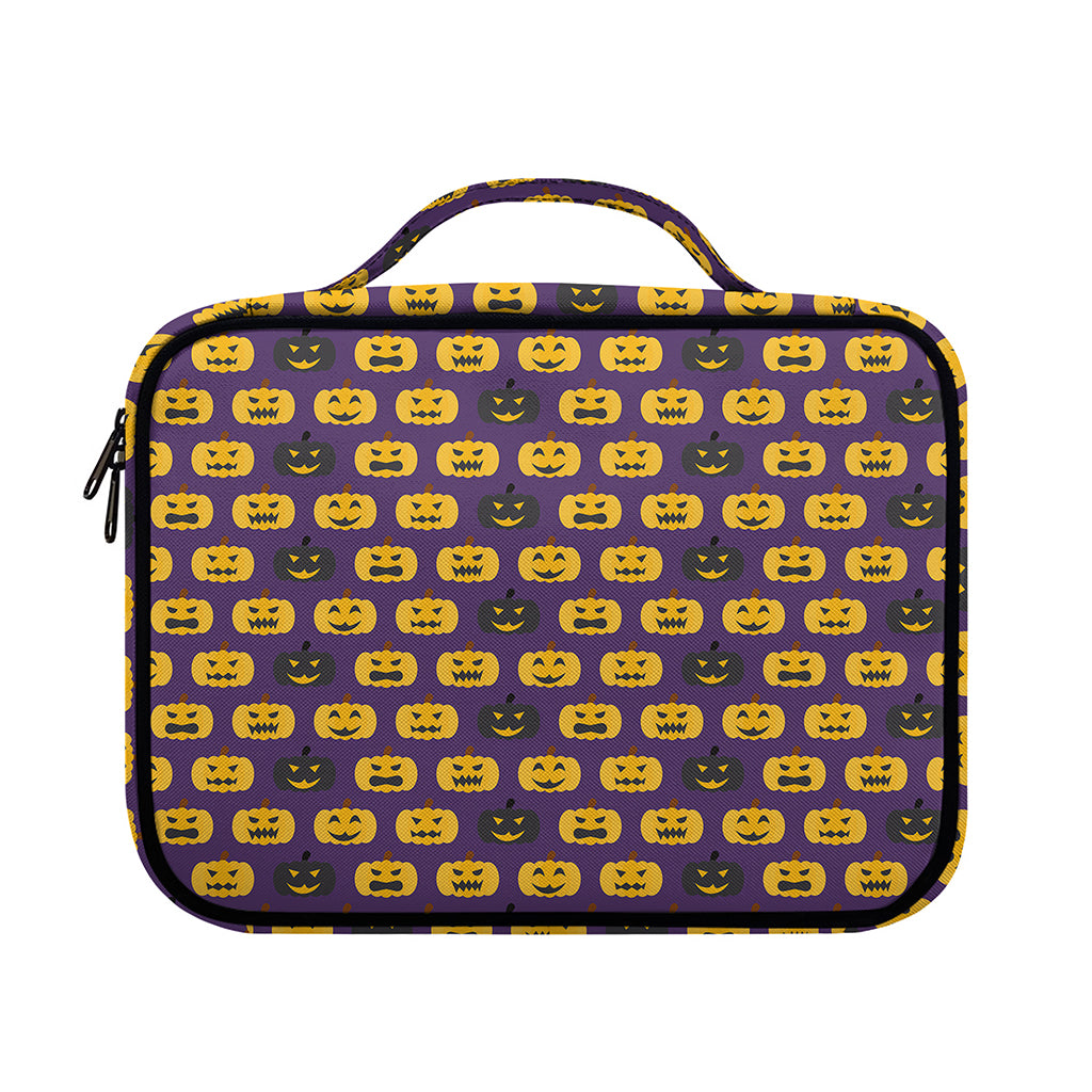 Halloween Pumpkin Pattern Print Briefcase Bible Bag