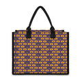 Halloween Pumpkin Pattern Print Canvas Tote Bag