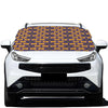 Halloween Pumpkin Pattern Print Car Windshield Snow Cover