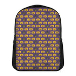 Halloween Pumpkin Pattern Print Casual Backpack