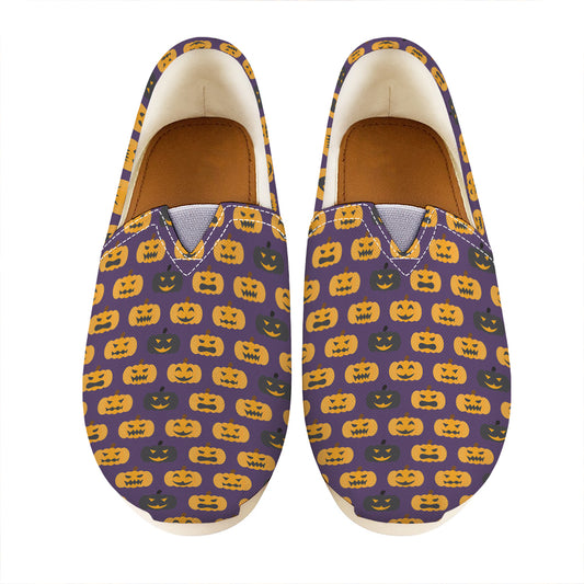 Halloween Pumpkin Pattern Print Casual Shoes