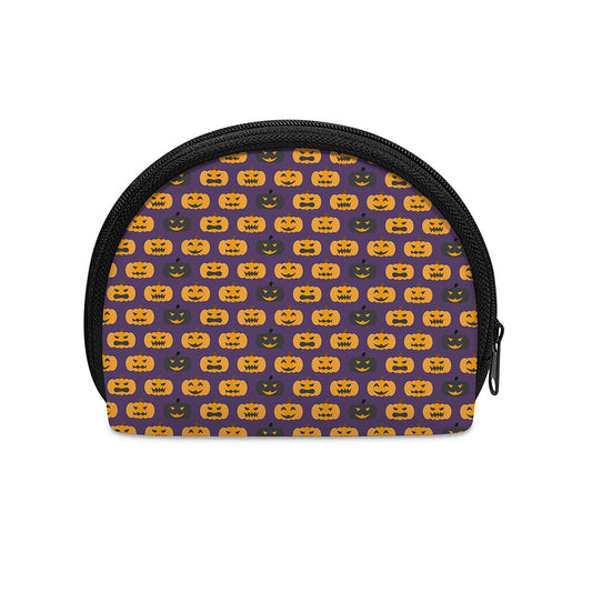 Halloween Pumpkin Pattern Print Coin Purse