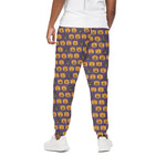 Halloween Pumpkin Pattern Print Cotton Pants