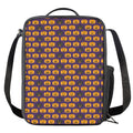 Halloween Pumpkin Pattern Print Crossbody Lunch Bag