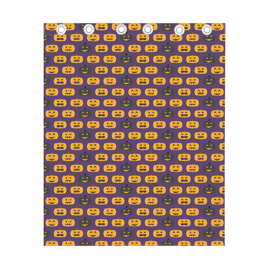 Halloween Pumpkin Pattern Print Curtain